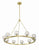 Crystorama ARA-10265-SB Aragon 10 Light Chandelier - Soft Brass