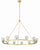 Crystorama ARA-10266-SB Aragon 12 Light Chandelier - Soft Brass