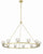 Crystorama ARA-10266-SB Aragon 12 Light Chandelier - Soft Brass