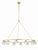 Crystorama ARA-10266-SB Aragon 12 Light Chandelier - Soft Brass