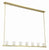 Crystorama ARA-10267-SB-ST Aragon 7 Light Chandelier - Soft Brass