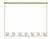 Crystorama ARA-10267-SB Aragon 7 Light Chandelier - Soft Brass