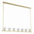 Crystorama ARA-10267-SB Aragon 7 Light Chandelier - Soft Brass