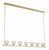 Crystorama ARA-10267-SB Aragon 7 Light Chandelier - Soft Brass