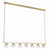 Crystorama ARA-10267-SB Aragon 7 Light Chandelier - Soft Brass