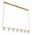 Crystorama ARA-10267-SB Aragon 7 Light Chandelier - Soft Brass