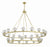 Crystorama ARA-10269-SB Aragon 30 Light Chandelier - Soft Brass