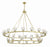 Crystorama ARA-10269-SB Aragon 30 Light Chandelier - Soft Brass