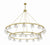 Crystorama ARA-10269-SB Aragon 30 Light Chandelier - Soft Brass