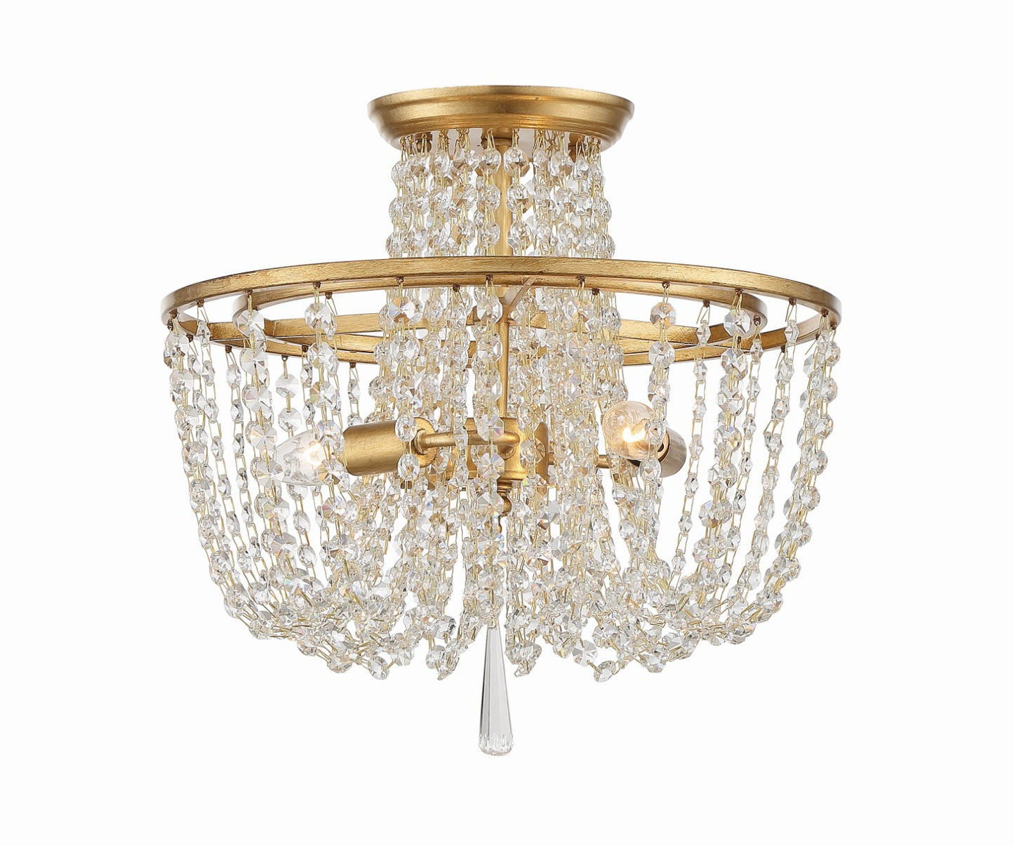 Crystorama ARC-1900-CL-MWP Arcadia 3 Light Ceiling Mount - Parent