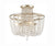 Crystorama ARC-1900-CL-MWP Arcadia 3 Light Ceiling Mount