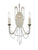 Crystorama ARC-1902-CL-MWP Arcadia 2 Light Wall Mount