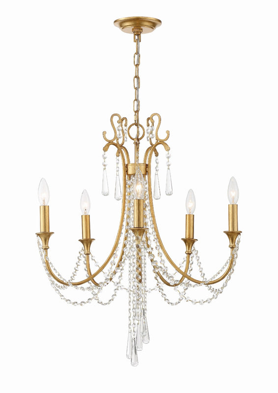 Crystorama ARC-1905-CL-MWP Arcadia 5 Light Chandelier - Parent