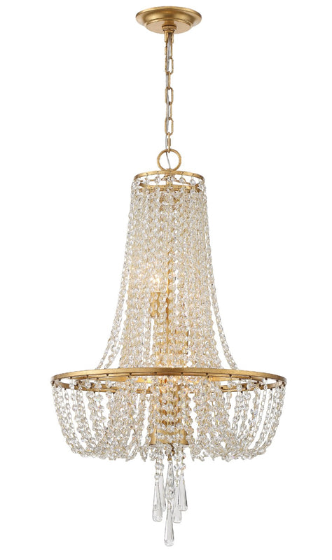 Crystorama ARC-1907-CL-MWP Arcadia 4 Light Chandelier - Parent