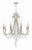 Crystorama ARC-1908-CL-MWP Arcadia 8 Light Chandelier