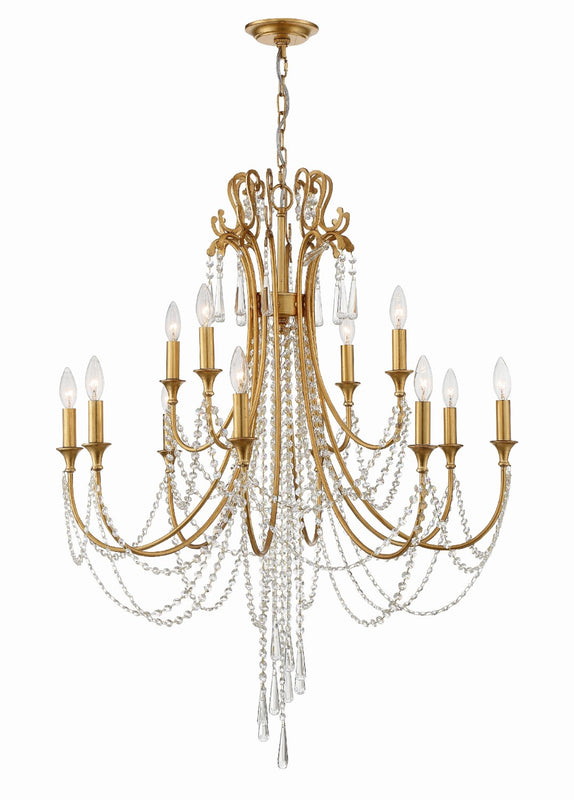 Crystorama ARC-1909-CL-MWP Arcadia 12 Light Chandelier - Parent