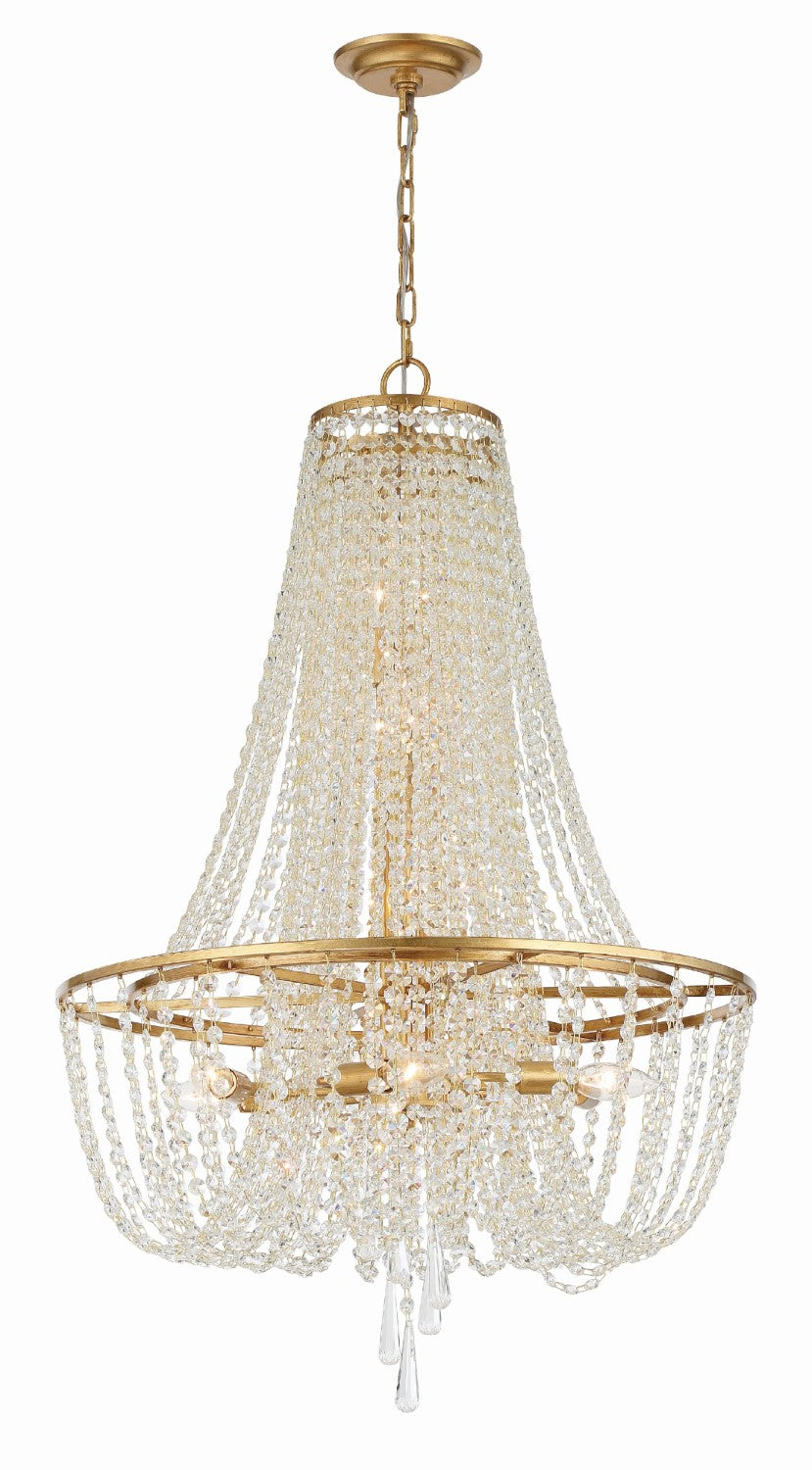 Crystorama ARC-1917-CL-MWP Arcadia 9 Light Chandelier - Parent