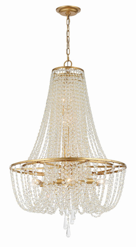 Crystorama ARC-1917-CL-MWP Arcadia 9 Light Chandelier - Parent