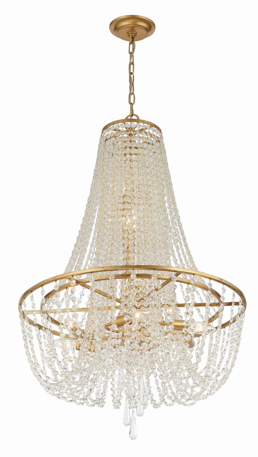 Crystorama ARC-1917-CL-MWP Arcadia 9 Light Chandelier - Parent