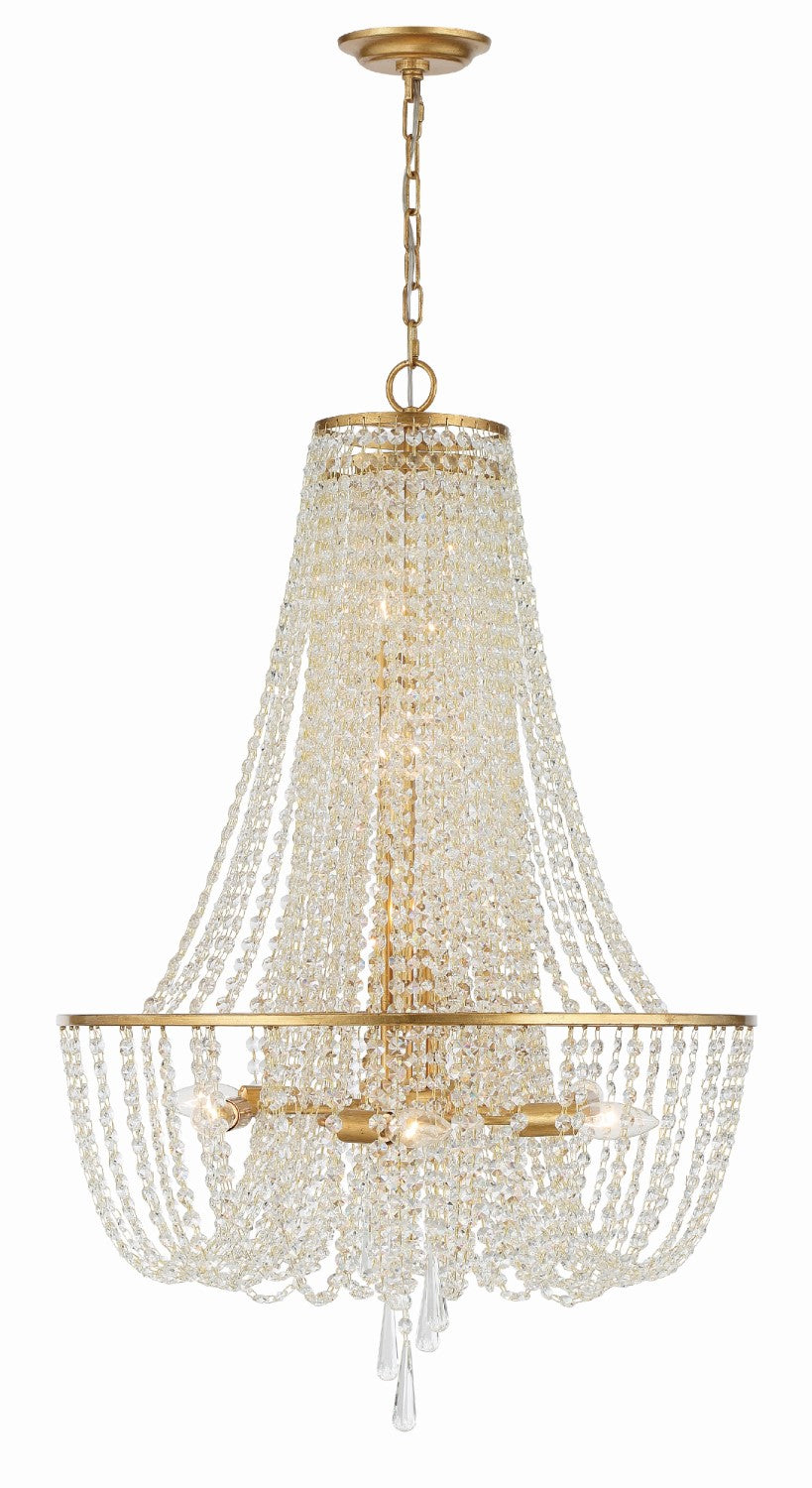 Crystorama ARC-1917-CL-MWP Arcadia 9 Light Chandelier - Parent