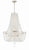 Crystorama ARC-1917-CL-MWP Arcadia 9 Light Chandelier