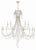Crystorama ARC-1919-CL-MWP Arcadia 15 Light Chandelier