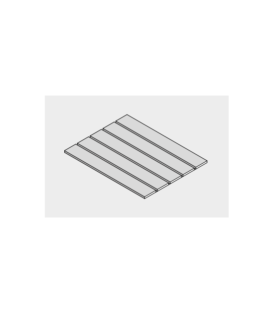 Effe AS20000599 Floor platforms sauna sky 40 heat-treated aspen wood