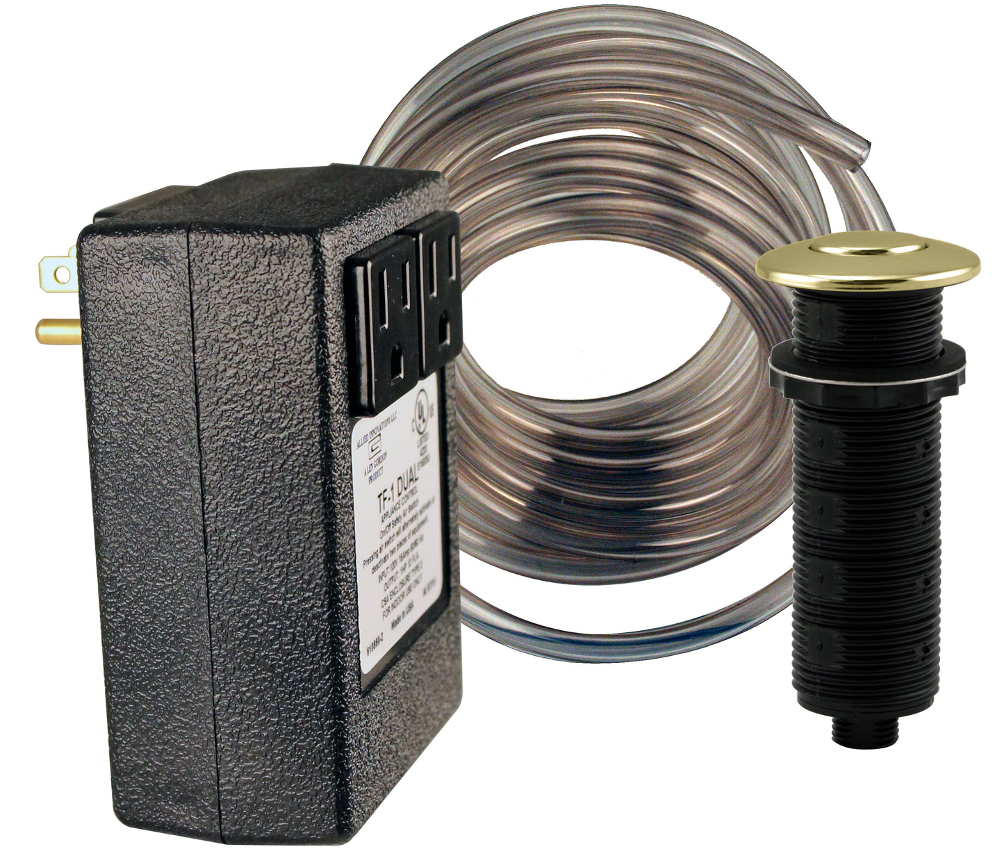 Westbrass ASB-2B3 Disposal Air Switch and Dual Outlet Control Box - Parent