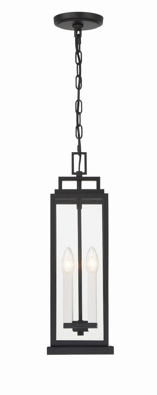 Crystorama ASP-8915-MK Aspen 4 Light Outdoor Pendant - Matte Black