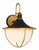 Crystorama ATL-703-MK-TG Atlas 3 Light Outdoor Sconce - Matte Black and Textured Gold
