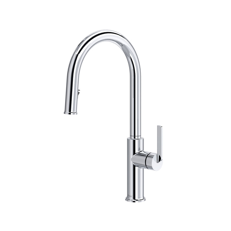 Riobel AU201 Authentica Pull-Down Kitchen Faucet With C-Spout