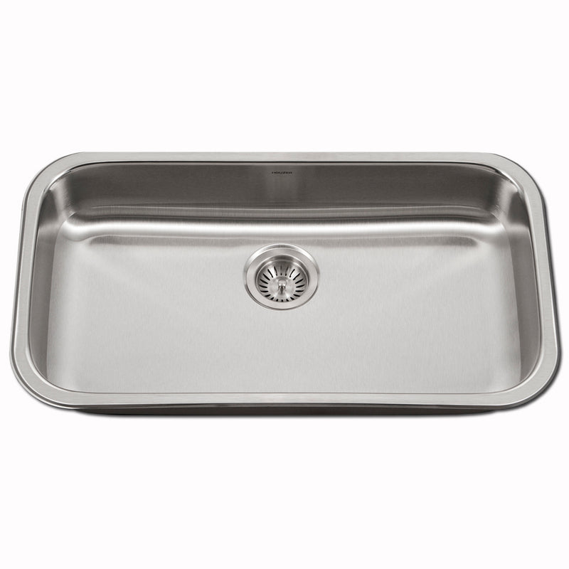 Houzer ADA Compliant Stainless Steel Undermount 5-1/ Large Single Bowl Kitchen Sink - Parent