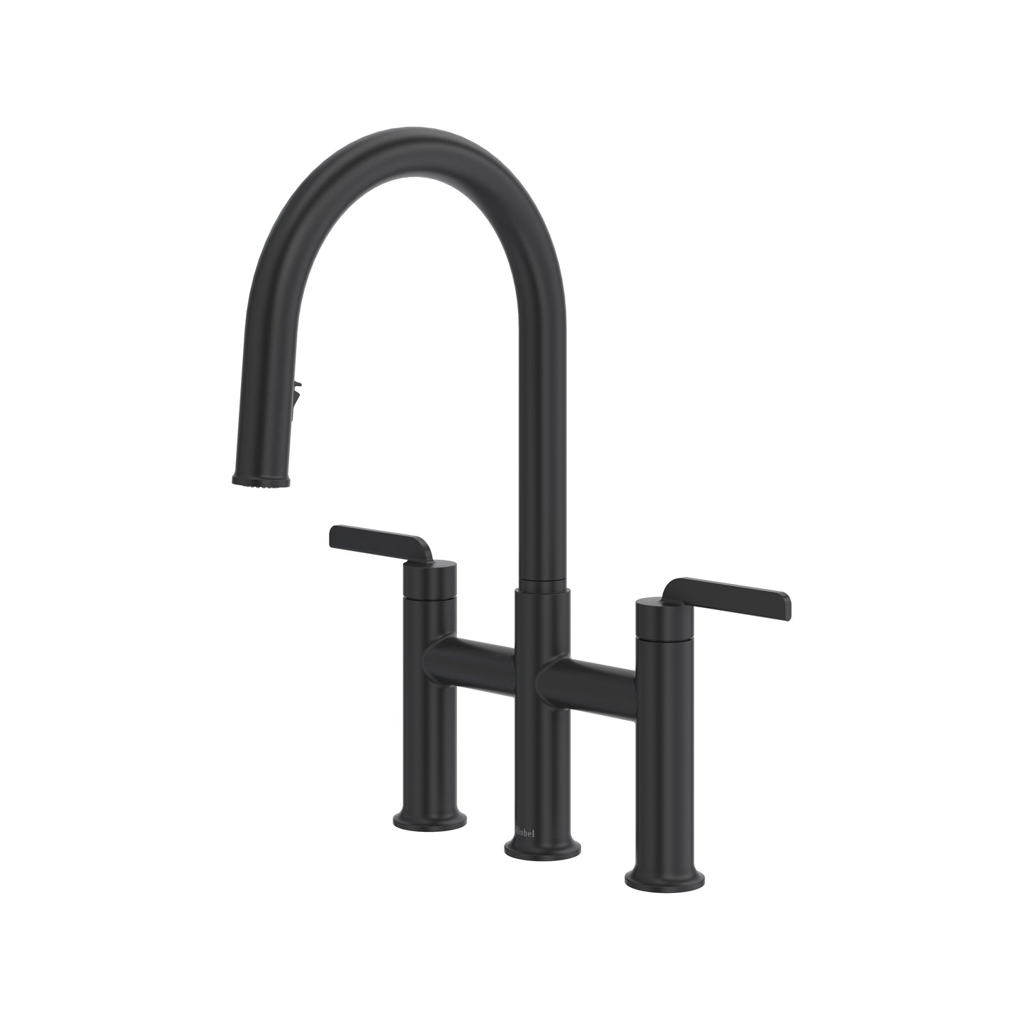 Riobel AU400 Authentica Bridge Pull-Down Kitchen Faucet With C-Spout - Parent