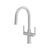 Riobel AU801 Authentica Two Handle Pull-Down Kitchen Faucet With C-Spout