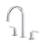 Riobel AURD08 Authentica Widespread Lavatory Faucet With C-Spout