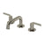 Riobel AUSQ08 Authentica Widespread Lavatory Faucet With Low Spout