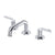 Riobel AUSQ08 Authentica Widespread Lavatory Faucet With Low Spout