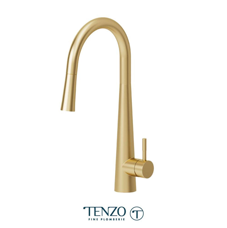 Tenzo AV130 Single-Handle Kitchen Faucet Aviva With Pull-Down & 2-Function Hand Shower - Parent