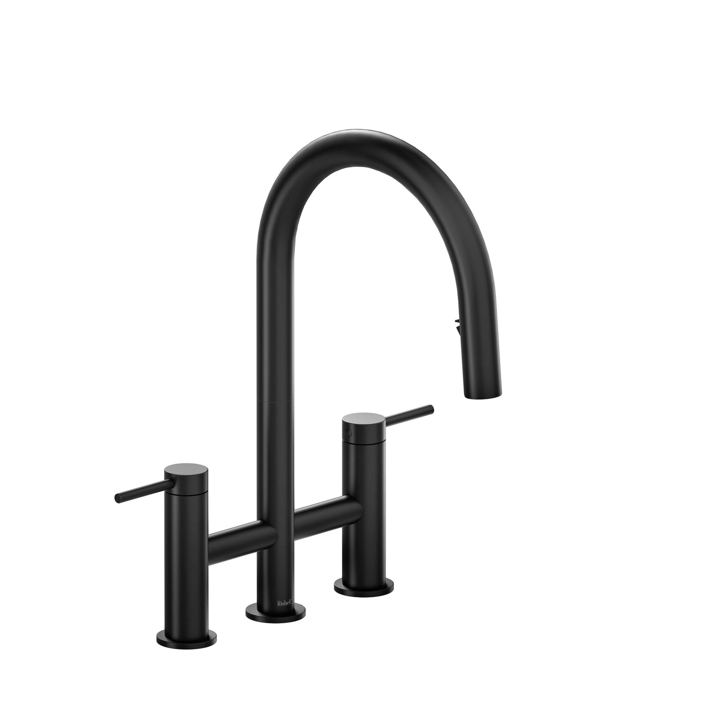 Riobel AZ400 Azure Bridge Pull-Down Kitchen Faucet With C-Spout