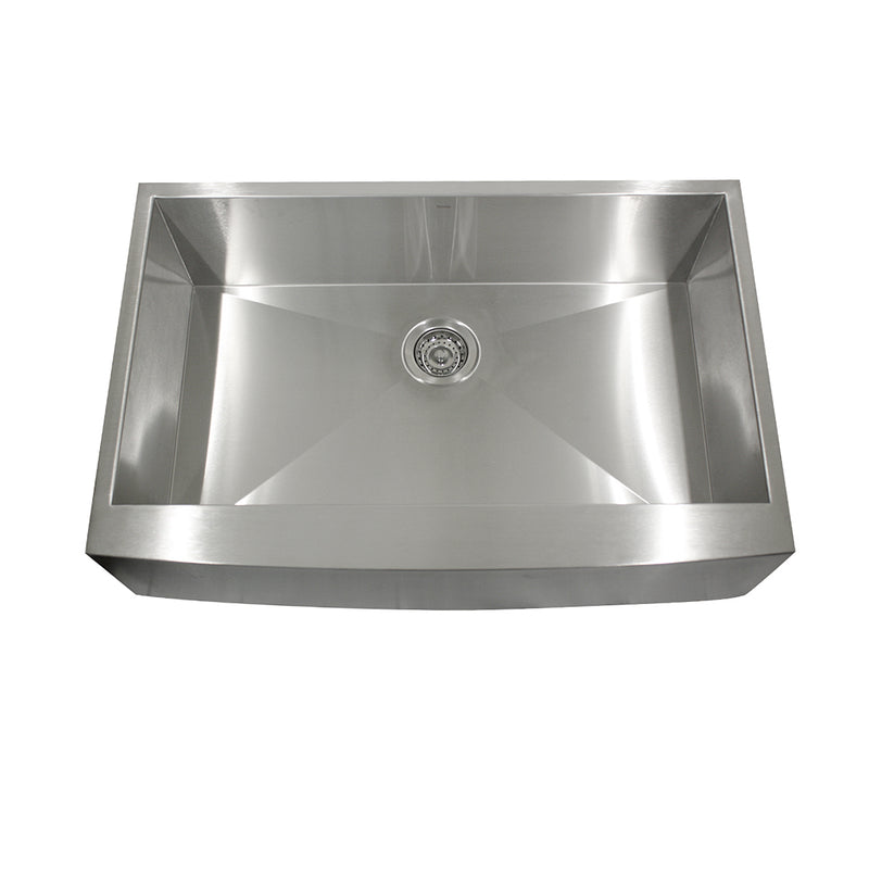 Nantucket 332010-16 33" Farmhouse Apron Front Stainless Steel Kitchen Sink
