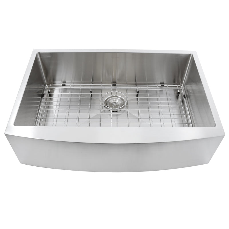 Nantucket Sinks Apron332210-SR-16 Pro Series Small Radius Farmhouse Apron Front Sink