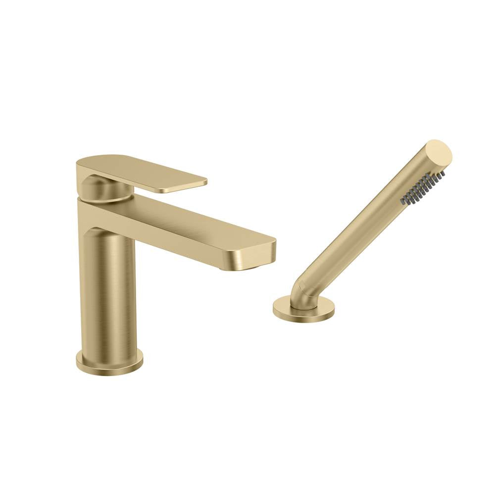 BARiL B04-1249-00 2-Piece Deck Mount Tub Filler With Hand Shower