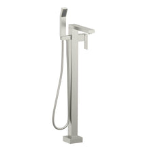 Load image into Gallery viewer, BARiL B05-1100-02-150 Floor-Mounted Tub Filler With Hand Shower