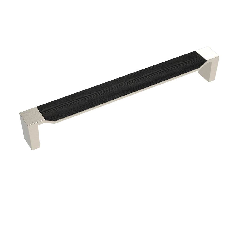 Belwith keeler B079354 Fuse collection appliance pull 12 inch center to center with wood finish