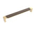 Belwith keeler B079354 Fuse collection appliance pull 12 inch center to center with wood finish