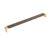 Belwith keeler B079355 Fuse collection appliance pull 18 inch center to center with wood finish