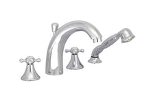 Load image into Gallery viewer, BARiL B16-1431-01-150 4-Piece Deck Mount Tub Filler With Hand Shower