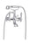 BARiL B18-1201-01 Wall-Mounted Tub Faucet With Hand Shower
