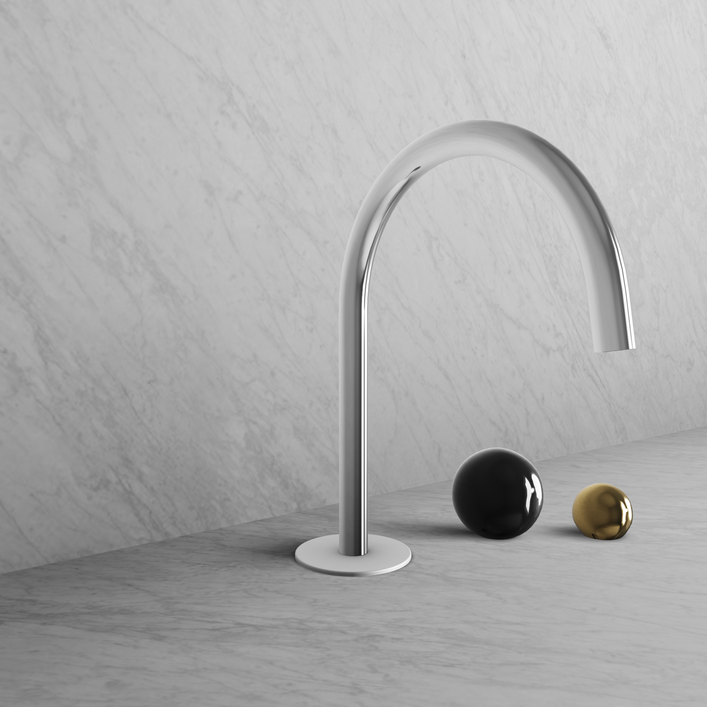 BARiL B35-8009-00L-CI Two-Handle Deck Mounted Lavatory Faucet