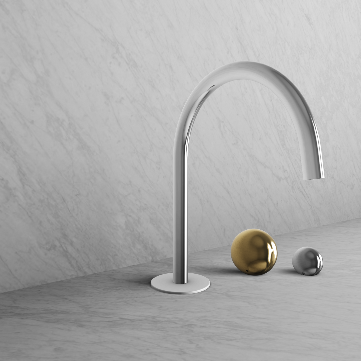 BARiL B35-8009-00L-CI Two-Handle Deck Mounted Lavatory Faucet